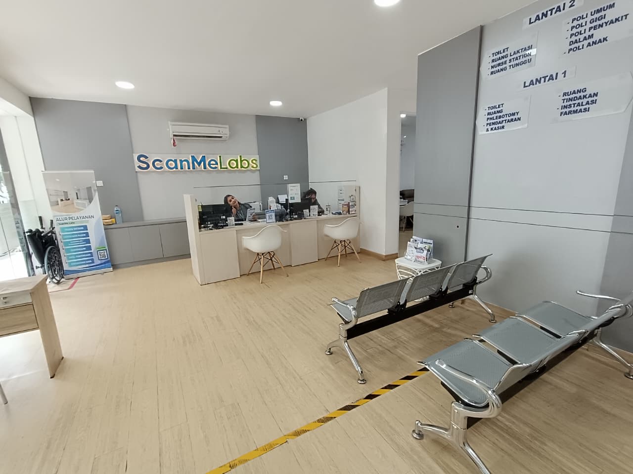 Lobby klinik Scanmelabs